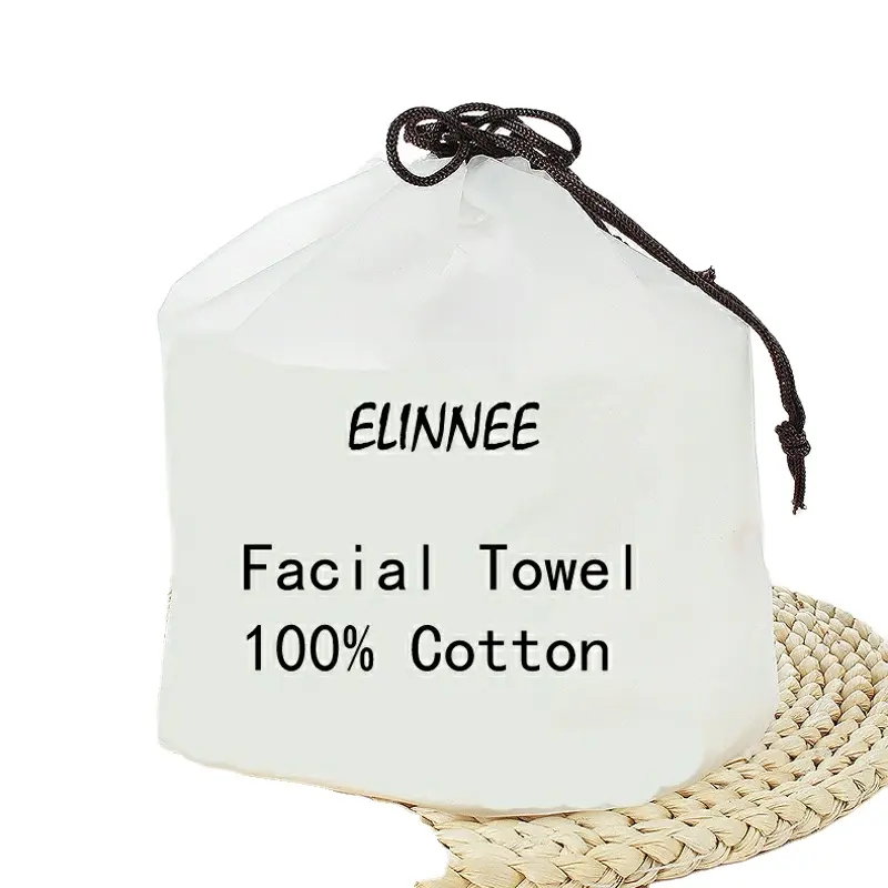 Cotton towel rolls disposable 100%cotton non-woven Cleansing facial dry soft cotton tissue towel
