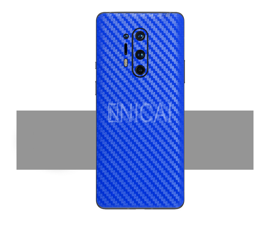 NICAI Wholesale 3D Blue Carbon Fiber Vinyl Car Laptop Skin Vinyl Wrap for Computer Phone Sticker