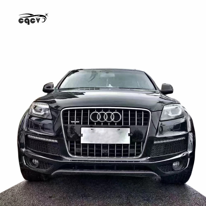CQCV стиль шире тела для Audi Q7 Передние боковые юбки губ и задний спойлер для audi Q7 шире расклешенный