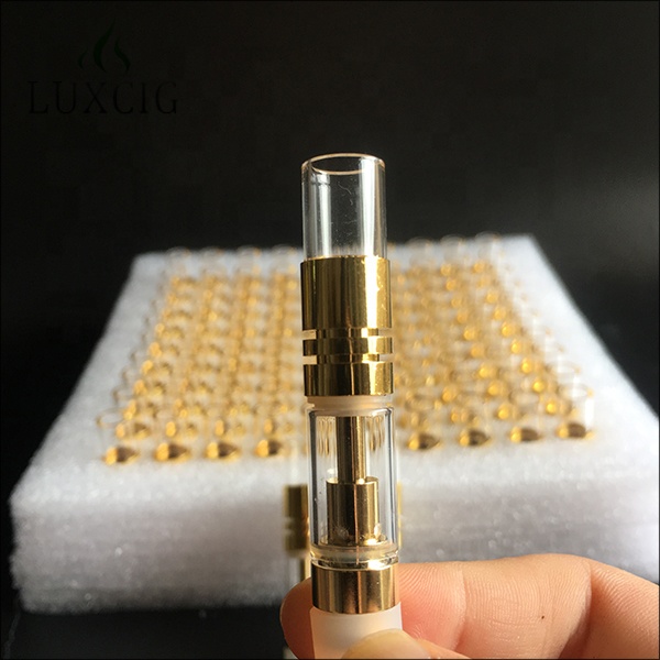 Стеклянный мундштук Керамические Золотые картриджи для вейпа CBD TH205 керамическая катушка вейп корзина 0,5 мл 1,0 мл M6T G5 керамические картриджи для вейпа 510