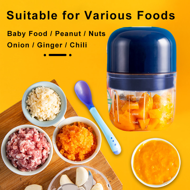 Hot Sell Mini 2021 Electric Chopper  Portable USB Juicer Meat Garlic Chopper Blender Grinder For Sale