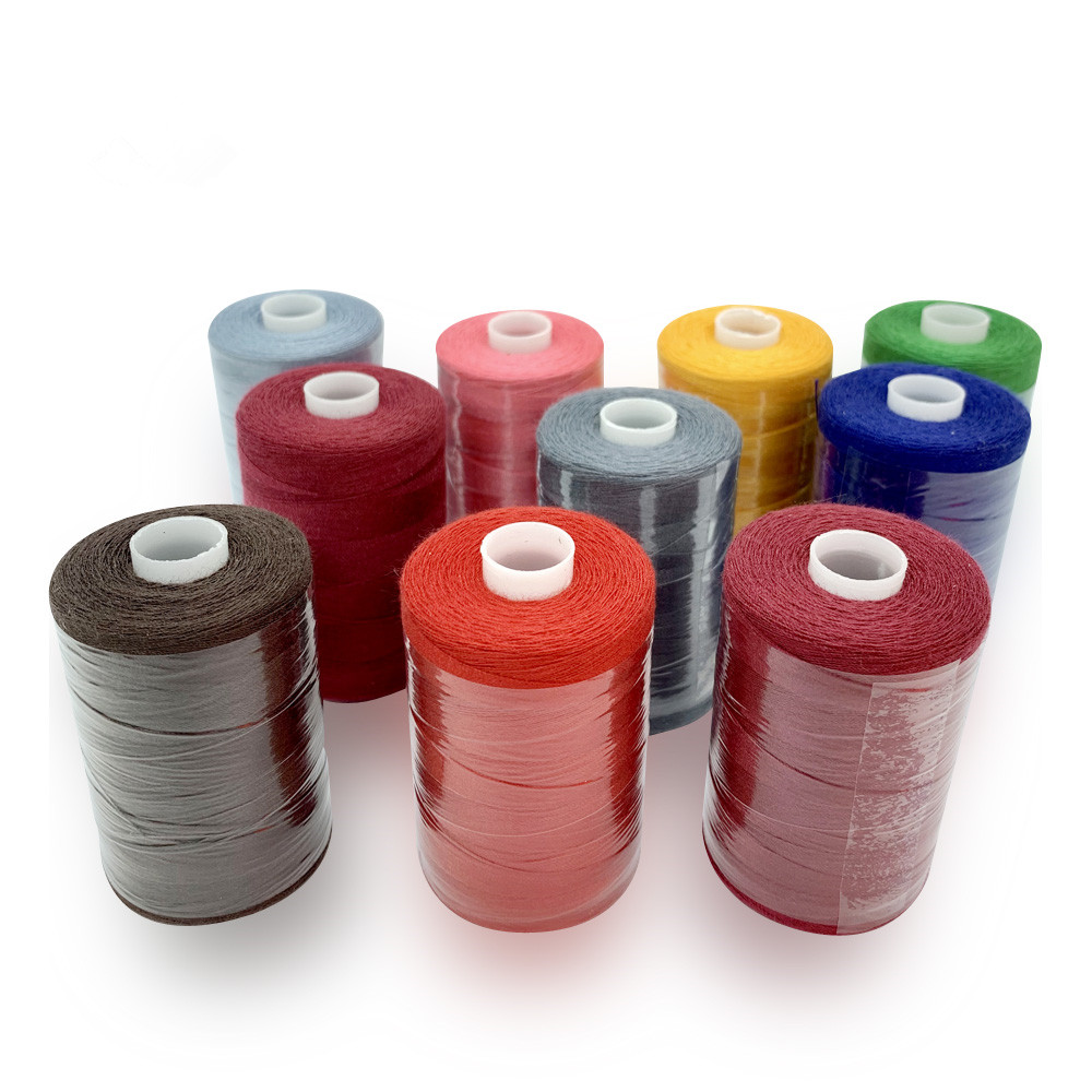 100% Spun Polyester Hank Yarn for sewing T202 virgin color