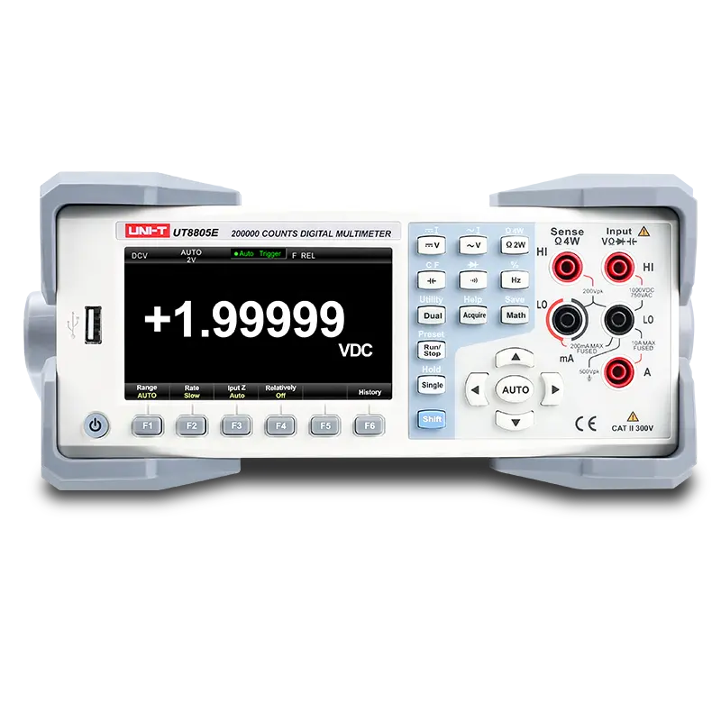 UNI-T мультиметр UT8805E настольный цифровой мультиметр 5 1/2 Цифровой мультиметр 4,3 дюймов UT8805E/UT8804E/UT8803E/UT8802E