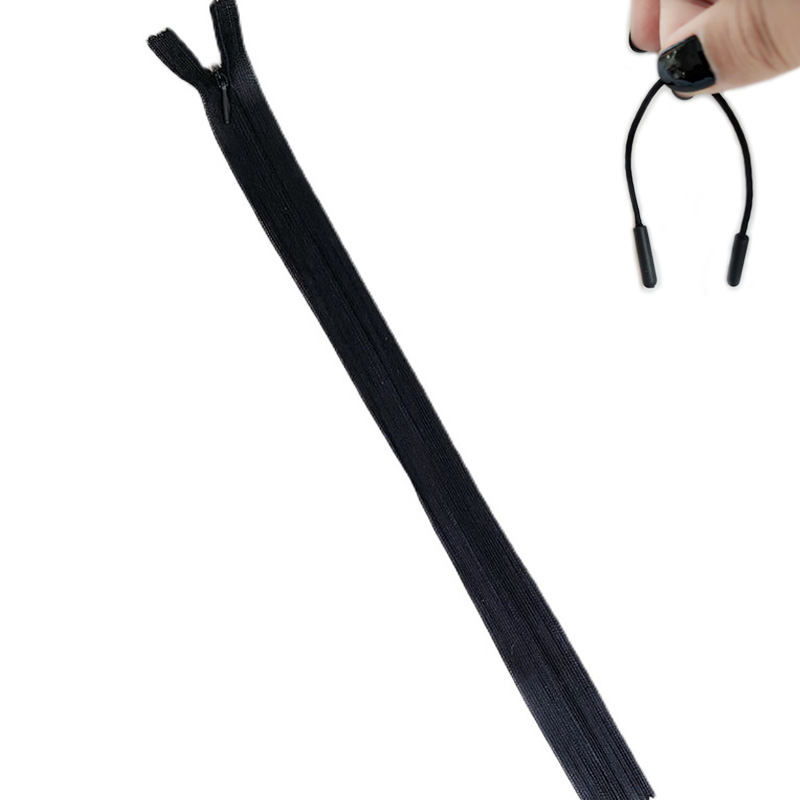 CREDIT OCEAN Custom double head plastic zipper puller with good price