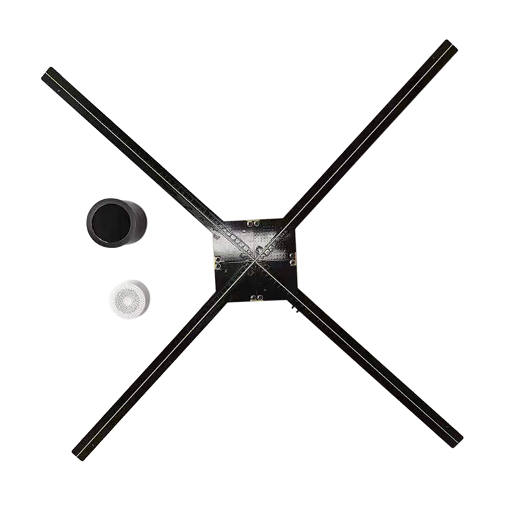 В наличии для Dseelab 65X HD 1024px WIFI голографический вентилятор 3D WIFI голографический дисплей