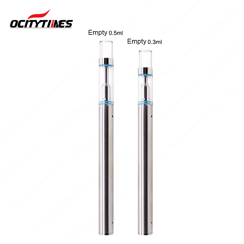 Ocitytimes OEM empty 0.5ml disposable O2 310 mah disposable vape pen