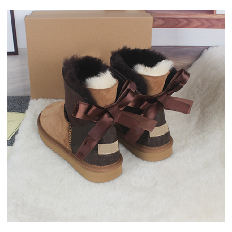 Uggging Dropshipping products 2021 genuine leather luxury ugghly boots for women bottes homme botas botones chuteira