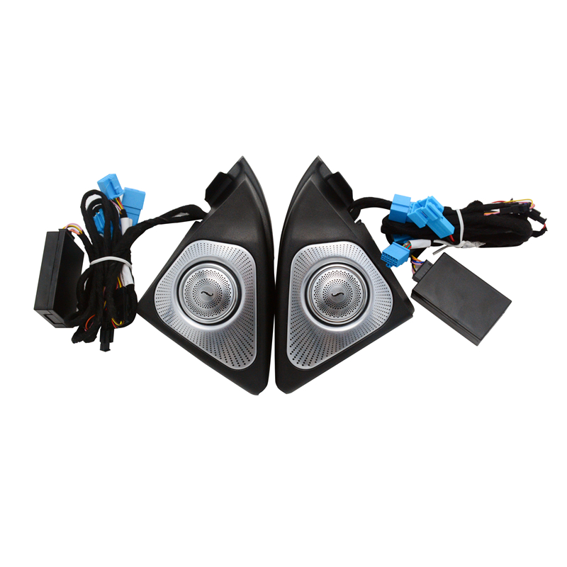 64 Colors Led Air Vents 3d Rotating Tweeter Speaker For Mercedes Benz W177W118 A-class Interior Ambient Light