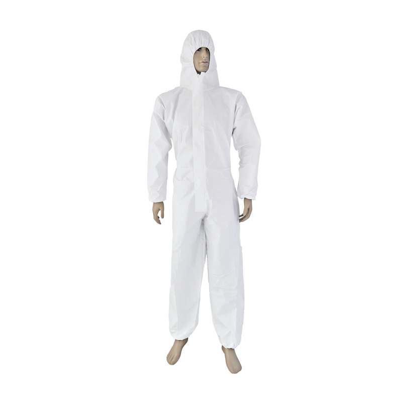 Factory cheap price White Safety Coverall Microporous Waterproof Suit Industrial Protectively Coverall
