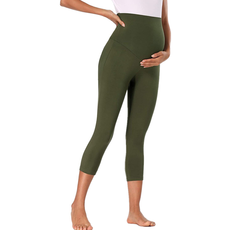 Wholesale Pregnant Women Maternity Pants High Waist Elastic Comfortable Casual Pants