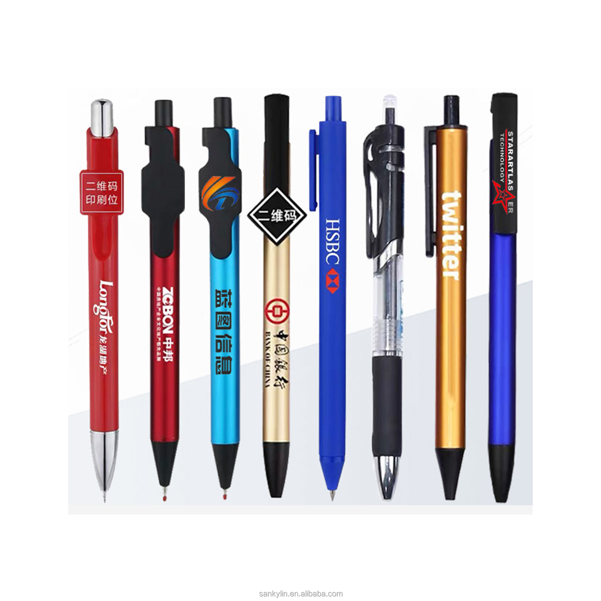 Promotional Cheapest Gel Pen Custom LOGO Code Pens Gift Pens Business Signature With Logo Promotional Items Ball Point