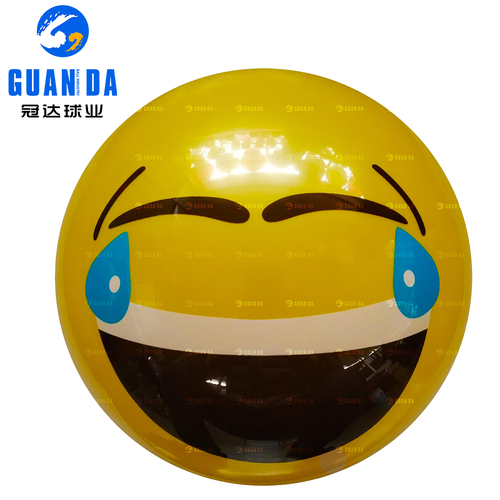 8.5 inch decal logo pvc thickened inflatable ball