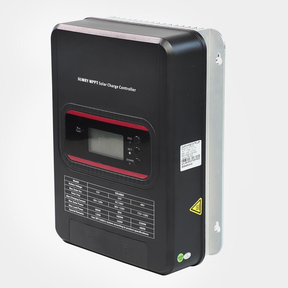 Контроллер солнечной зарядки 60A MPPT, PV 400 В постоянного тока 1600 ~ Вт с параллельной функцией (SR4860)