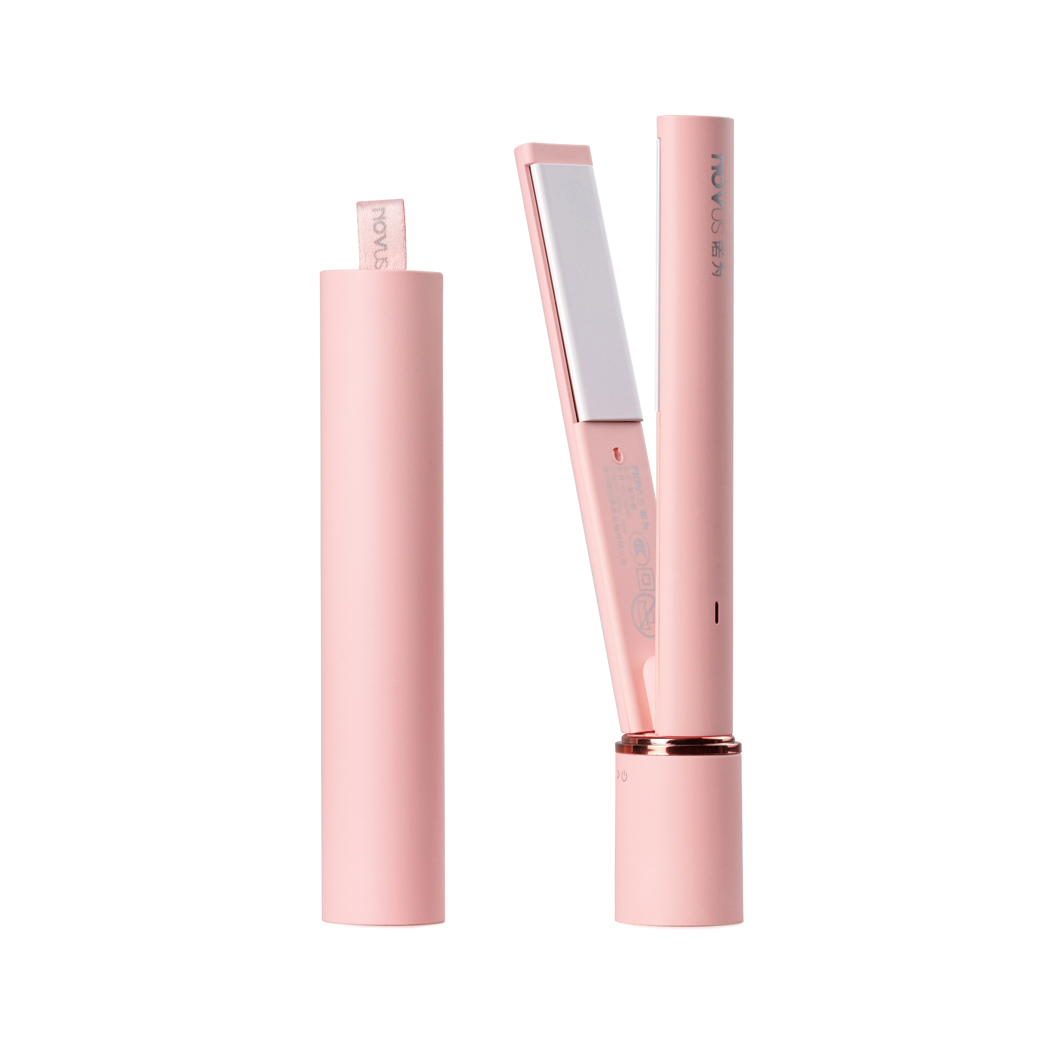 Private label cordless hair straightener flat iron usb wireless usb mini hair straighten hair curling straightener