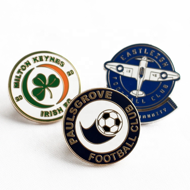 Custom Security Badge With School or Company Logo Round Shape Military Badges and Pins