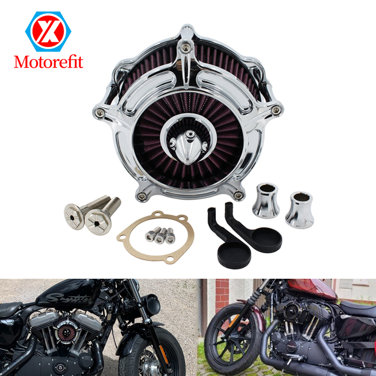 Воздушный фильтр RTS CNC с шипами для Harley touring CVO Street Bob Ultra Electra glide Road King Softail Dyna X48 72
