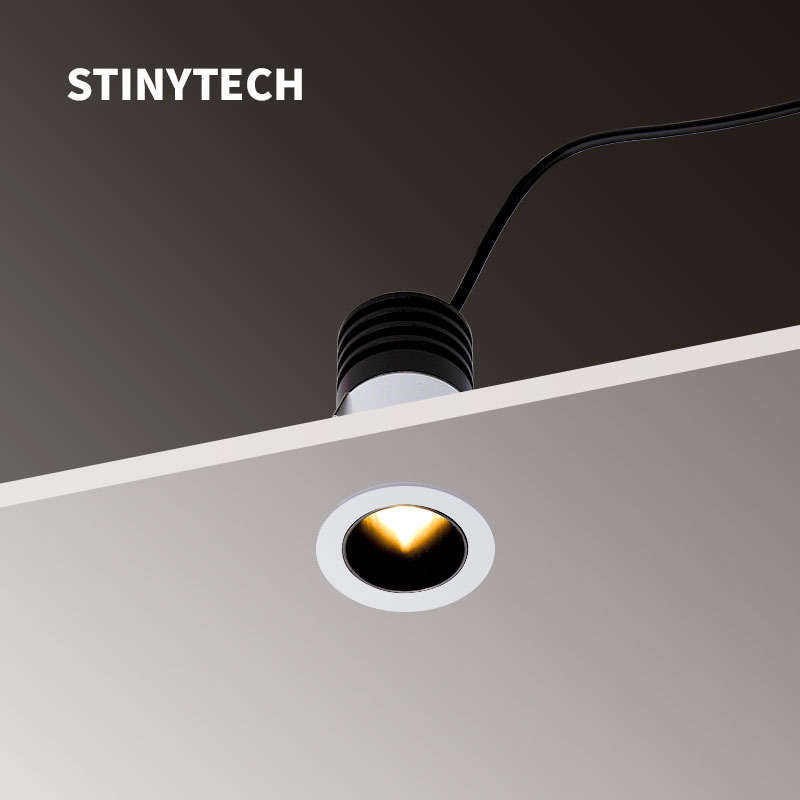 Stinytech Высокое качество 7 Вт утопленный светодиодный прожектор для коммерческих отелей узкий угол луча мини COB точечный светильник