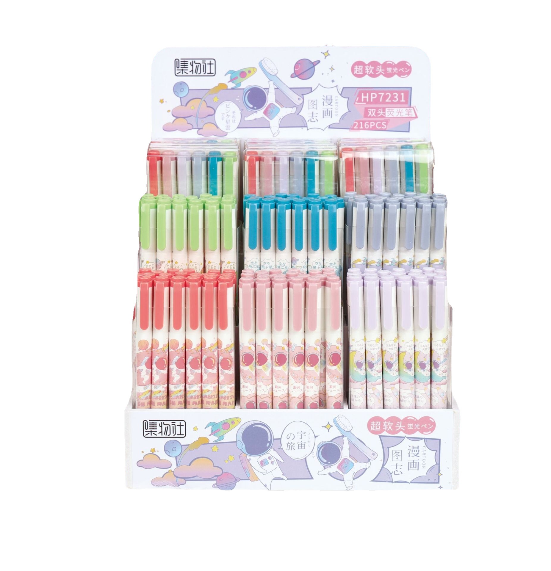 Office Supplies And School Supplies Stationery Sets Promotional Gifts Alcohol Based Text Fluorescent Highlighter Marker