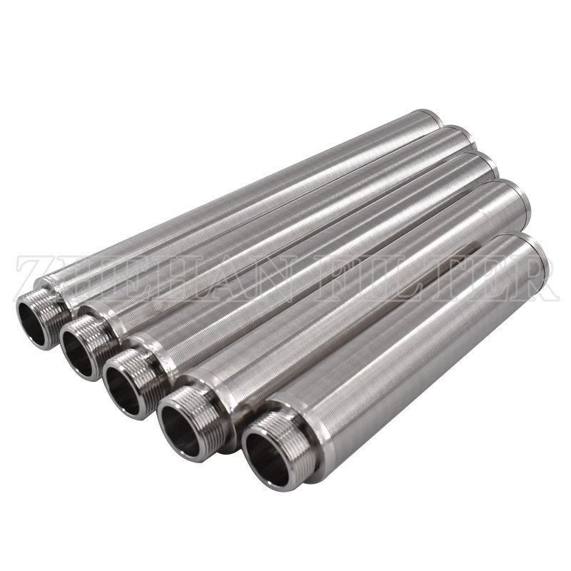 304 stainless steel slot wedge wire screen industrial water distributor water filter middle row filter nozzle