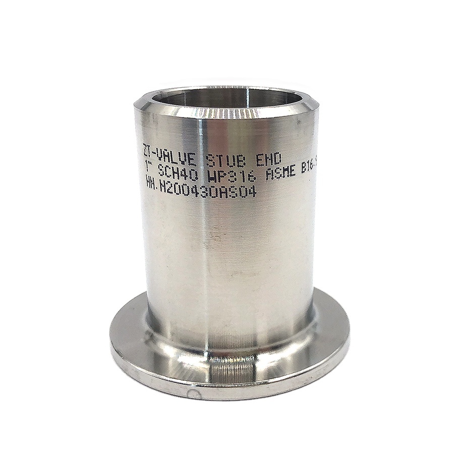 pipe fittings seamless titanium stub end