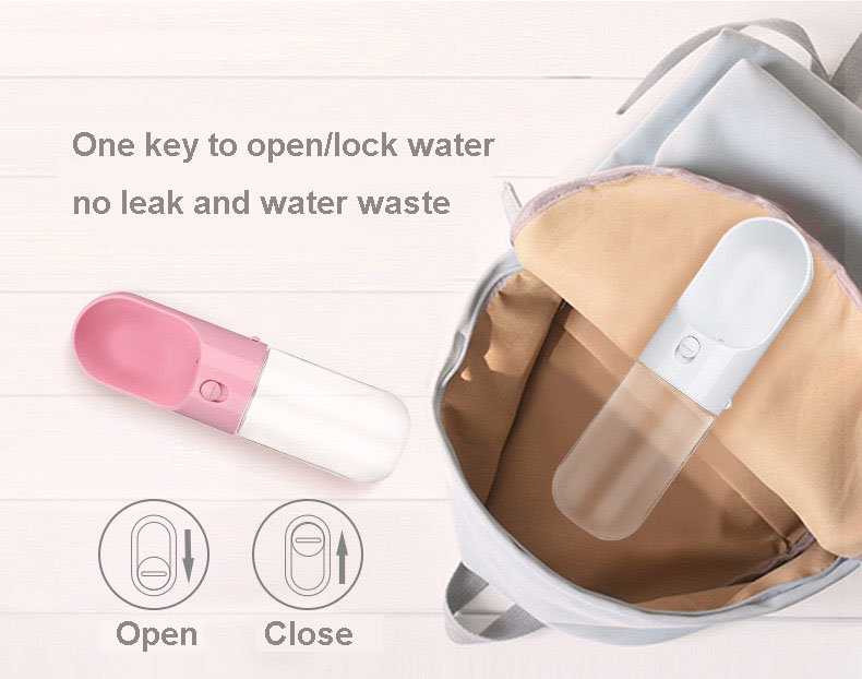 Оптовая продажа собака бутылка для воды, путешествия портативный собака кошка бутылка для воды подачи