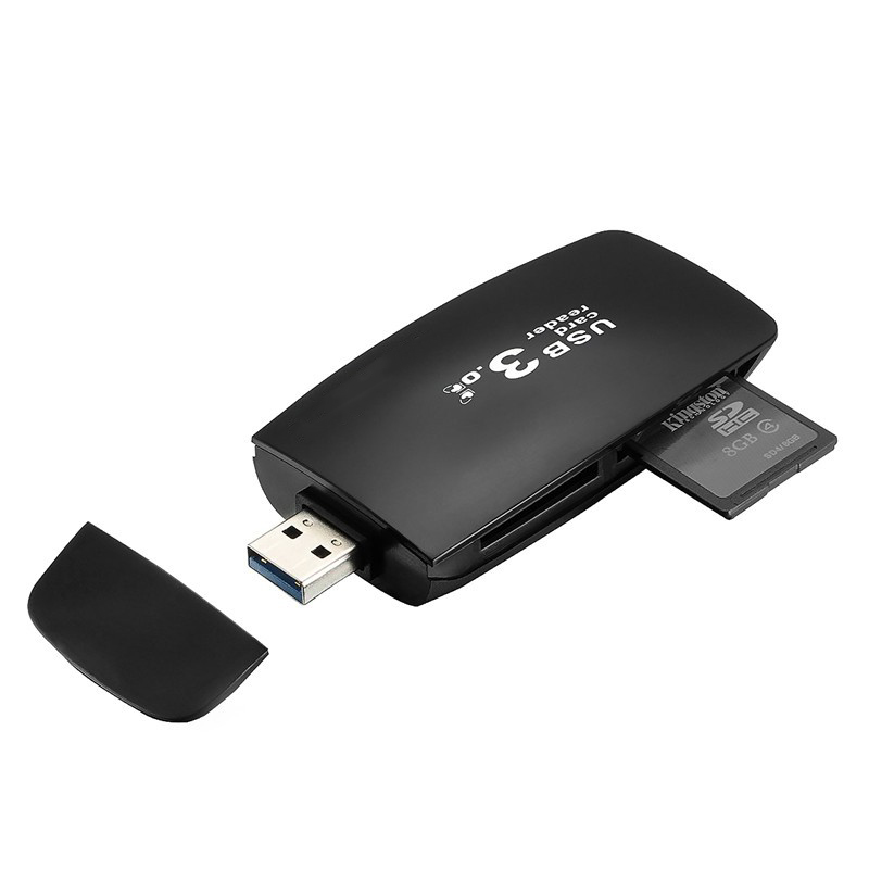 2019 все-в-1 USB 3,0 высокоскоростной считыватель карт памяти для CF SD MS USB Card Reader