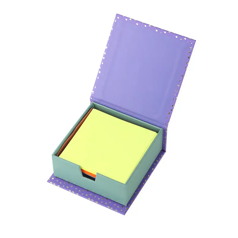 Изготовленный на заказ 6 видов цветов Камера в форме Pad Блокнот для заметок на клейкой основе куб блокнот для заметок в форме Pad, превосходный набор в подарочной коробке