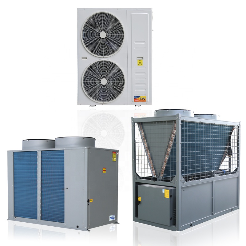 Low price 15kw to 100kw commercial large low temperature heat recovery EVI air source heat pump