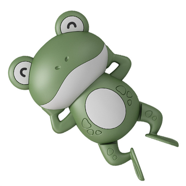 Bathroom play water clockwork baby bath toys frog water toys