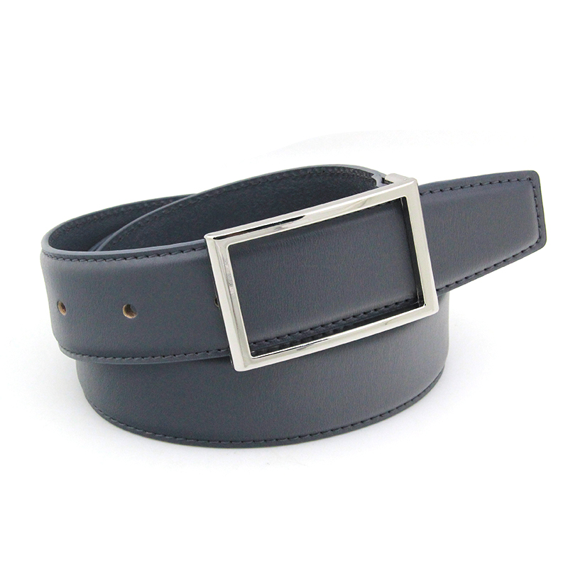 Wholesale custom button high quality men's leather belt