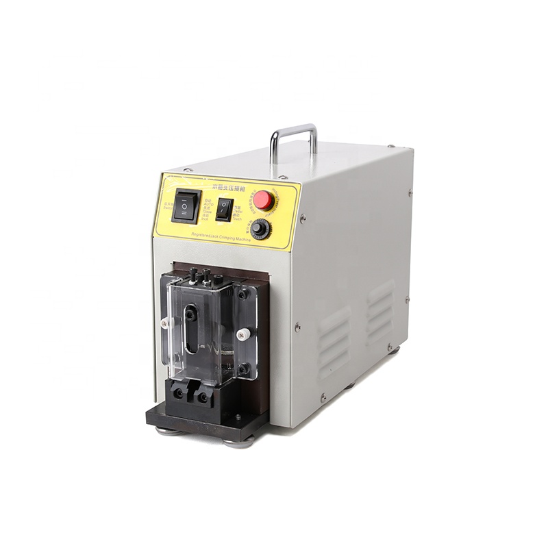 EW-10G Ethernet rj45 разъем обжимной станок, автоматический rj45 насос обжимной станок для CAT5 CAT6 UTP кабель