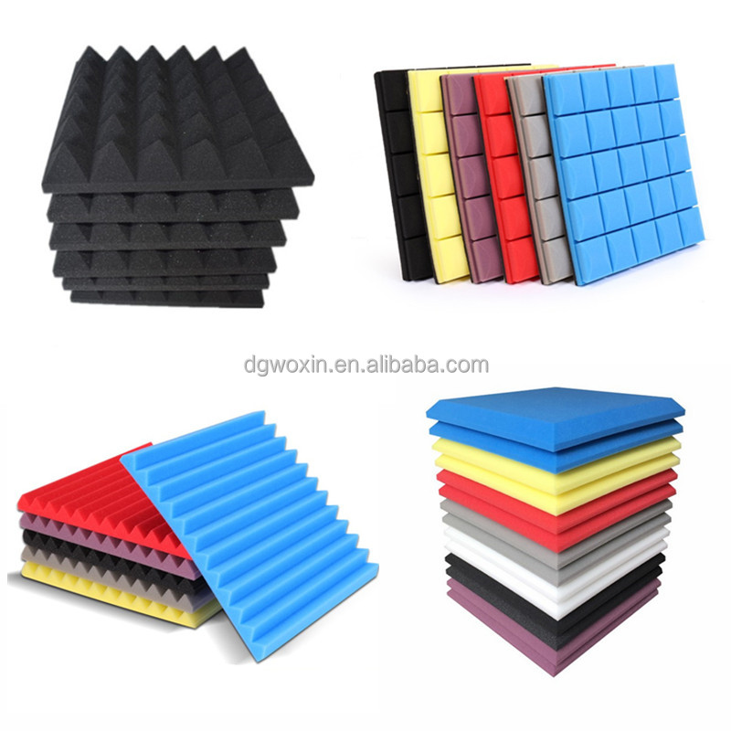 Woxin Wholesale High Quality Soundproofing Acoustic Foam Pad Acoustic Foam 25 x 25 x 5 cm Tile