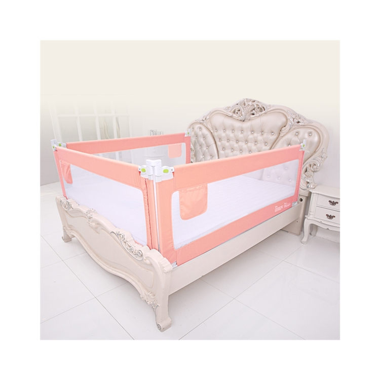Perfect Quality Colorful Grey Pink Green Child Safety Bed Rail Baby Bed Bumpers