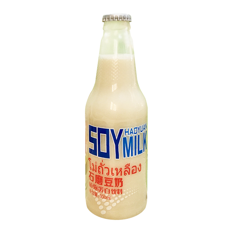 OEM 300ml Glass Bottle Protein Soy Milk Drink