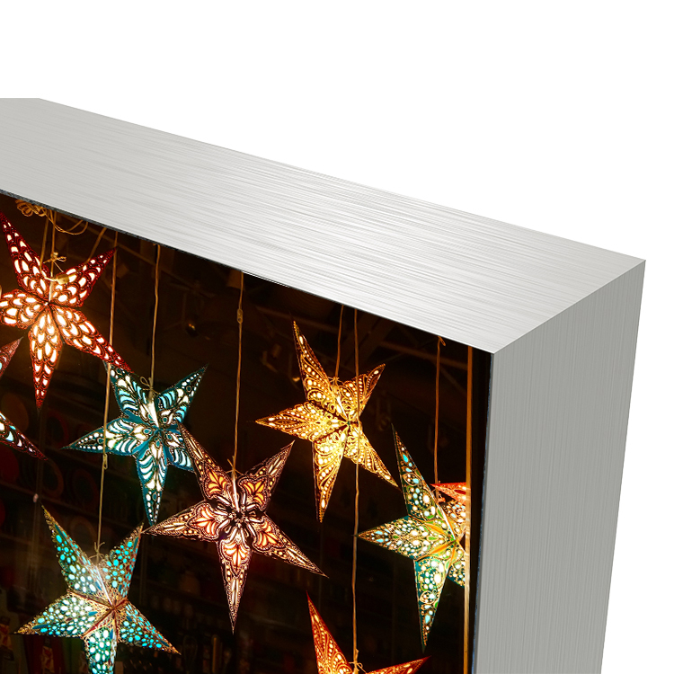 AF18 Backlit Edgelit Fabric Frameless Lightbox SEG Tention Textile Wholesale Light box LED advertising lighting