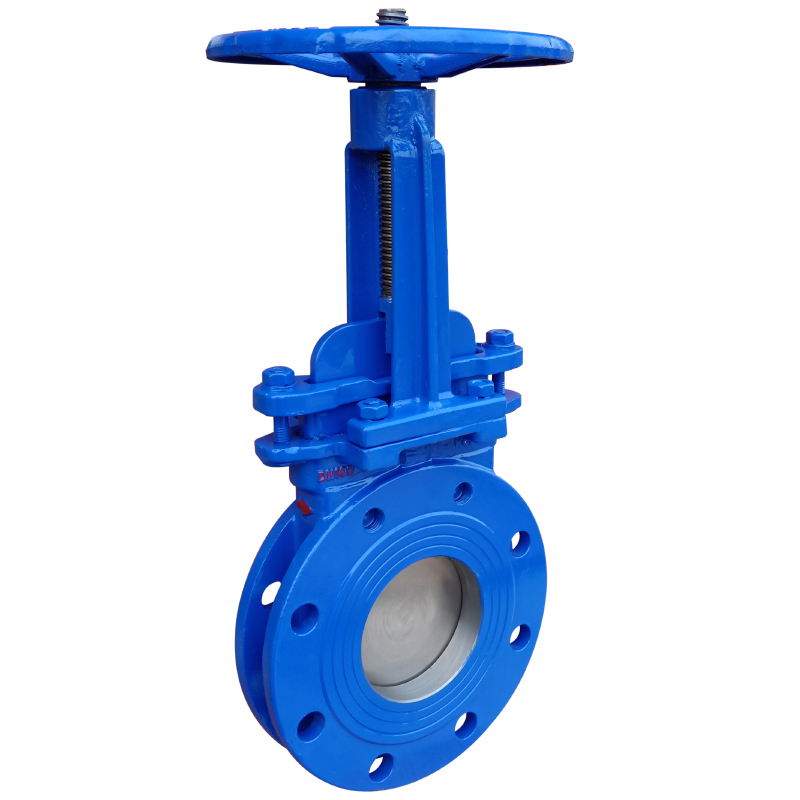 High Standard Carbon Steel Manual Clamping Hard Sealing Knife Gate Valve