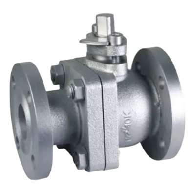 Ductile Iron PN16 End Flange Floating Ball Valve Cast GG25 GGG40 600LB