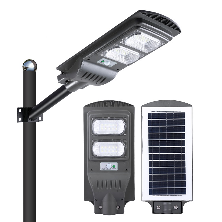 Garden Lighting Ip65 Outdoor Waterproof Integrated 30w 60w 90w 120w All In One Led Solar Streetlight