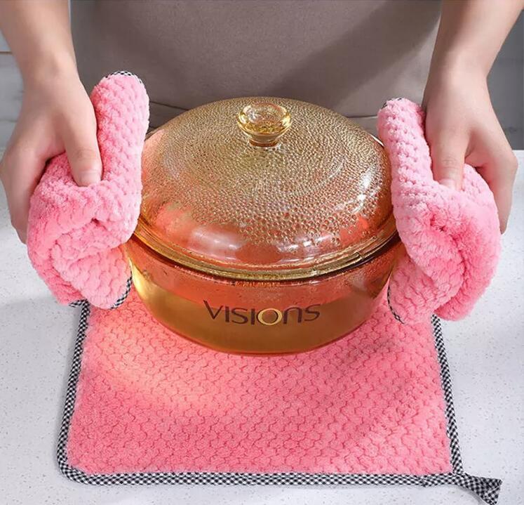 Multi-function Microfiber Good Water Absorption Kitchen Dish Hand Towel Dishcloth Kitchen Cloth Home Appliance Non-woven Kitchen
