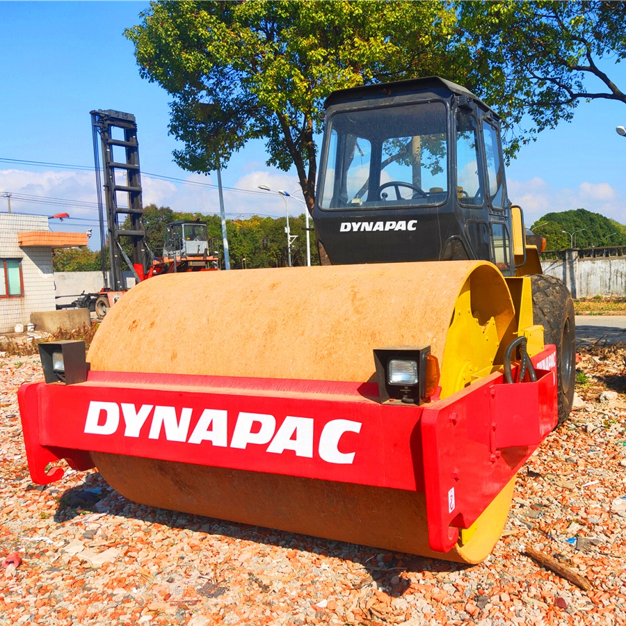 Used Dynapac CA301 D Road Construction Machinery Single Drum Vibratory Road Roller Compactor Three Wheel Vibratory Smooth Roller