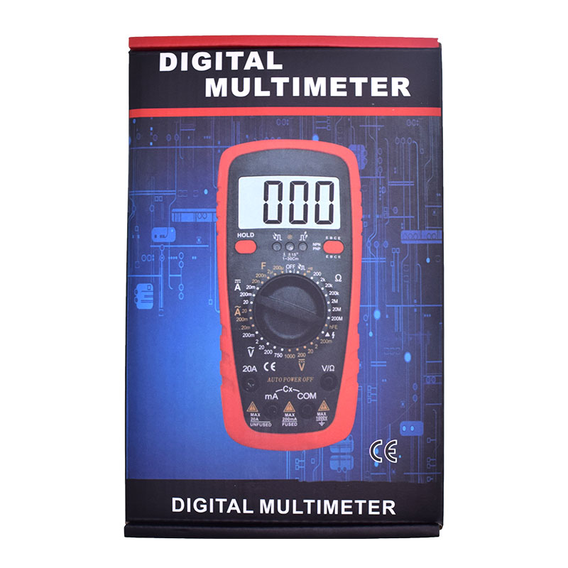 Мини цифровой мультиметр VC-890DL ручной тестер ac dc с кабелем тест