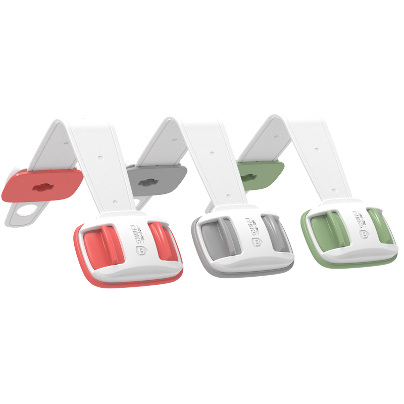 New design 2021 child safety strap lock colorful cabinet drawer ABS baby safety lock