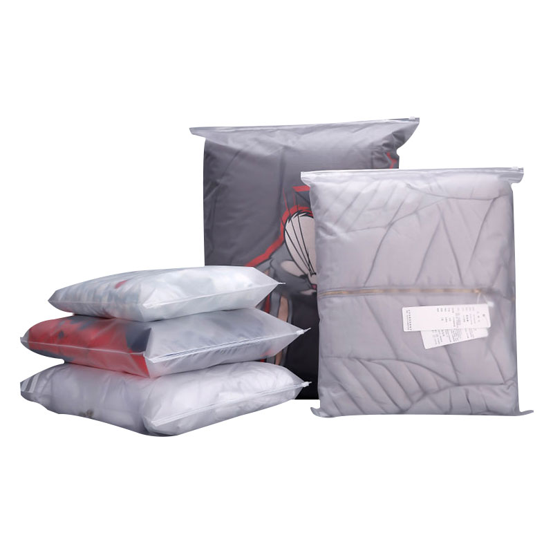 Wholesale thickened plastic zipper bags can be used for the packaging of clothing and clothes