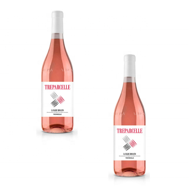 Langhe Rosato DOC с территории, признанным Москвой, высокое качество, лучший розовый цвет вина, белый и розовый цвет, специальное вино