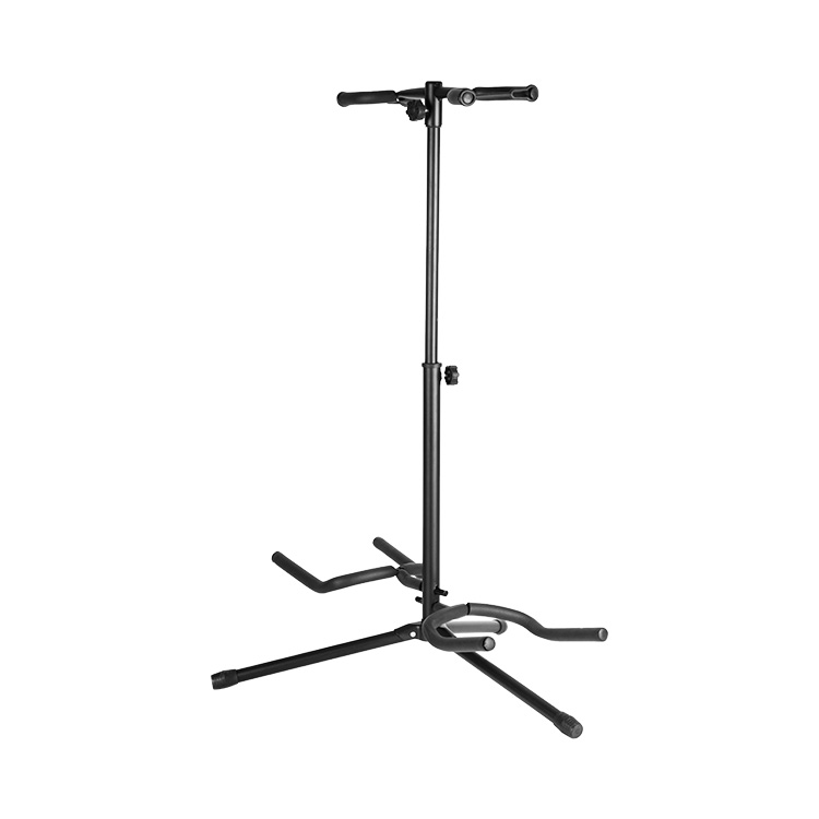 BESTUS GTJ-23 factory price Metal Folding 2pc Display Guitar Stand Tripod Floor Guitar holder Adjustable Guitar Stand