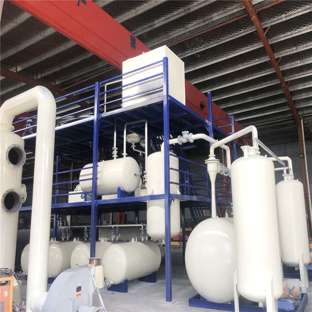Liquid waste distillation equipment recycling waste diesel gasoline distillation