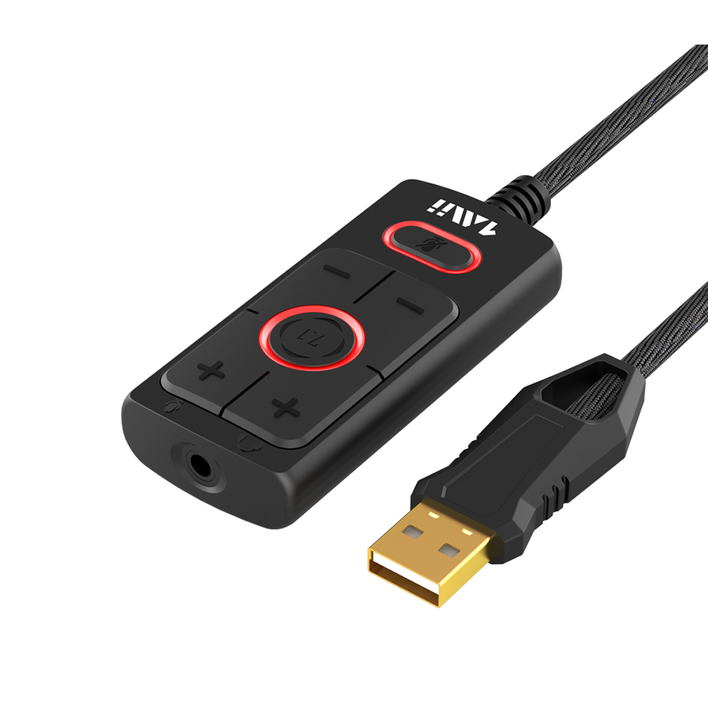1 звуковая карта Mii S03 3,5 мм Интерфейс AUX Out и виртуальная звуковая карта AMP с объемным звуком 7,1 USB B для Windows Mac PS4