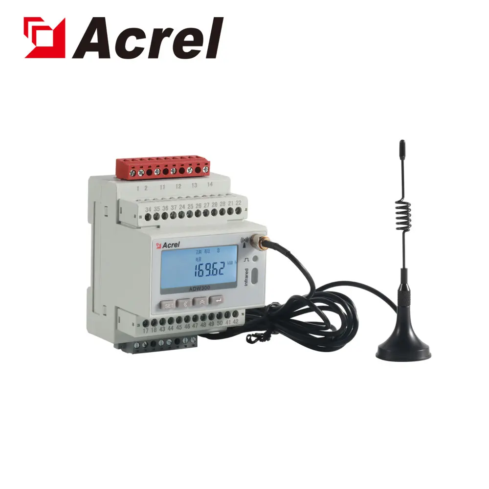 Acrel Wireless Communication Energy Management Meter 3 Phase Rs485 Modbus Power Analyzer Energy Meter