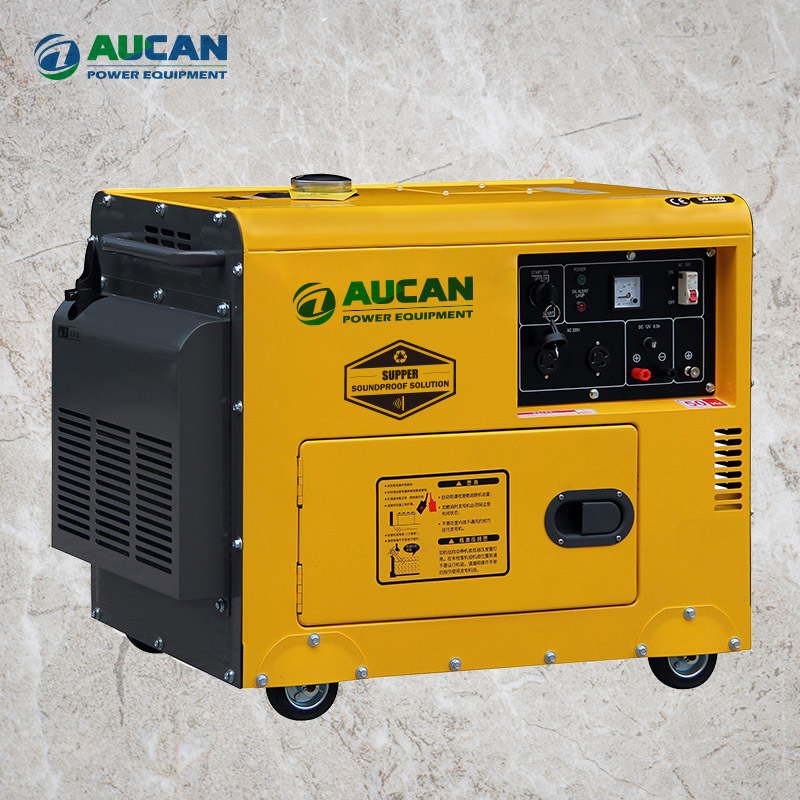 8kva хорошего качества! С воздушным охлаждением высокая эффективность супер тихий тип портативные дизельные генераторы с CE/ISO9001 утвержден