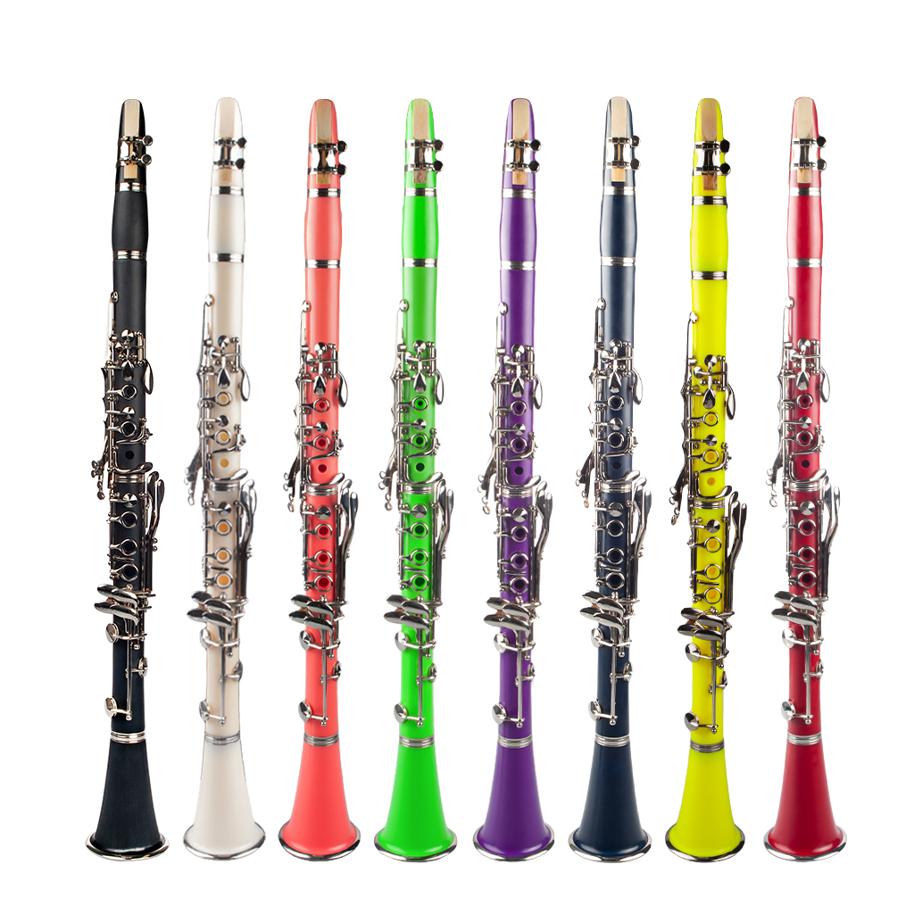 NAOMI Clarinete Bb Cupronickel никелированный 17 ключ w/чистящая ткань перчатки отвертка древесный духовой инструмент кларнет